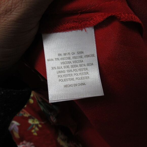 Kachel X Anthropologie Greer Floral Dress in Red SZ S - Picture 4 of 5